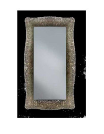 SPECCHIERA IN GRANIGLIA DI VETRO COLORE BRONZO