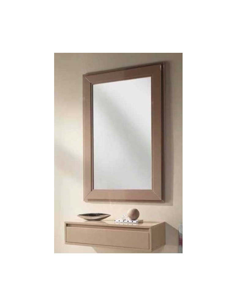 CONSOLLE 1 CASSETTO LACCATA CON SPECCHIERA