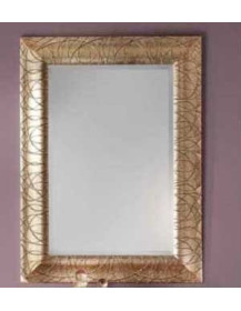 SPECCHIERA ORO CON VETRO MOLATO