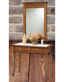 CONSOLLE E SPECCHIERA IN LEGNO