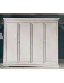 ARMADIO CLASSICO 4 ANTE  BATTENTE LACCATO