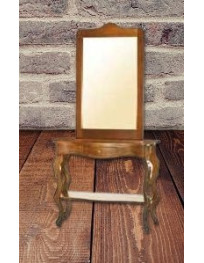 CONSOLLE IN LEGNO CON SPECCHIERA