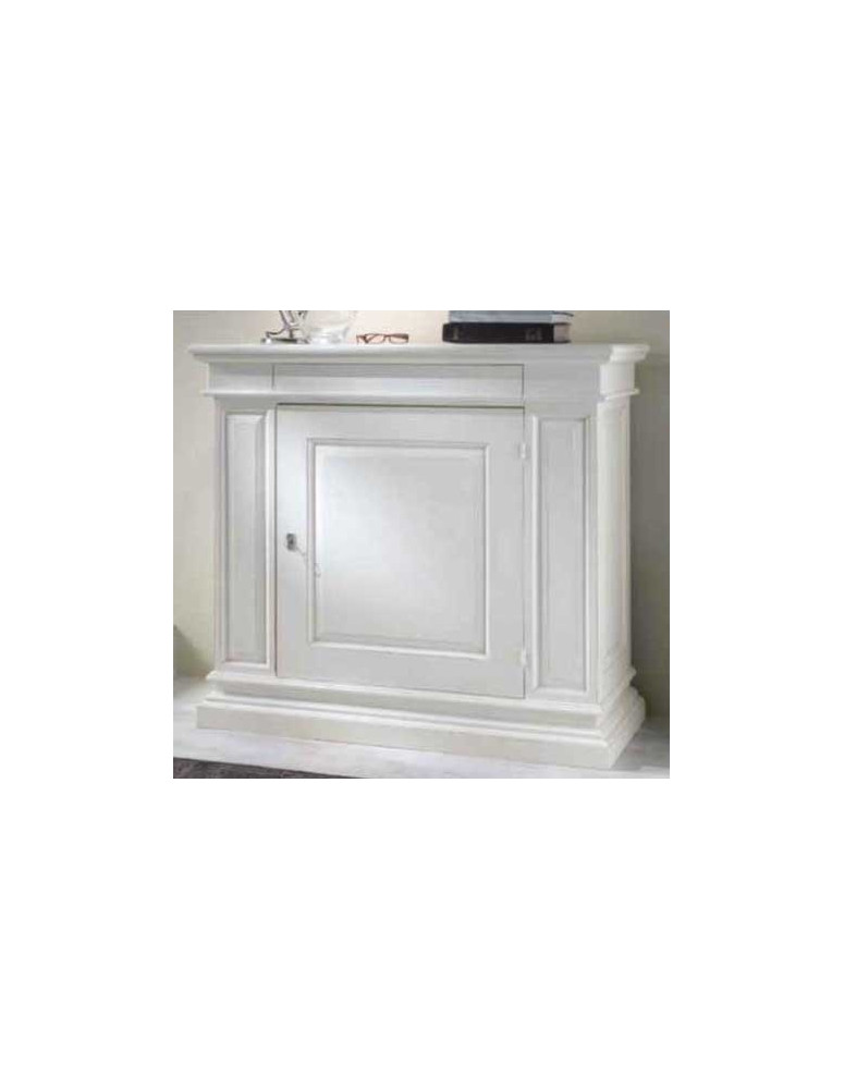 CREDENZINA 1 PORTA 1 CASSETTO LACCATA