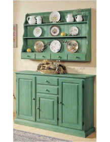 CREDENZONE 3 ANTE 2 CASSETTI IN PINO