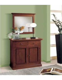 CREDENZA 2 ANTE A PANNELLO 2 CASSETTI