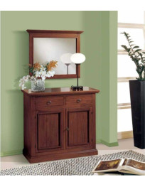 CREDENZA 2 ANTE A PANNELLO 2 CASSETTI