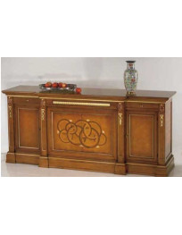 CREDENZA  4  ANTE CON ZOCCOLO E CASSETTO SEGRETO
