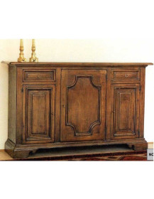 CREDENZA CON INTARSIO SULLE PORTE LATERALI