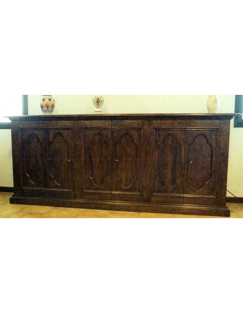 CREDENZA A 6 PORTE