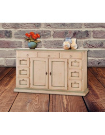 CREDENZA 2 ANTE E 9 CASSETTI