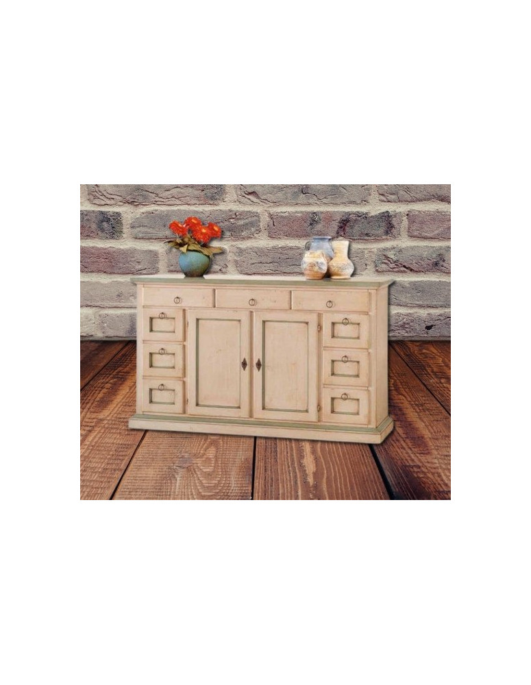 CREDENZA 2 ANTE E 9 CASSETTI