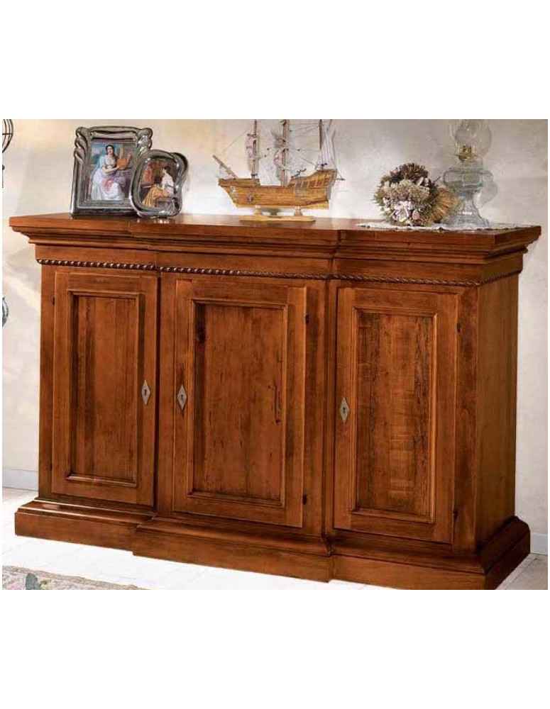 CREDENZA  3  ANTE CON ANTA CORPO AVANZATO VERNICIATA