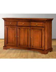 CREDENZA  3  ANTE 3  CASSETTI VERNICIATA