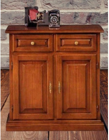 CREDENZINA  2 PORTE 2 CASSETTI VERNICIATE