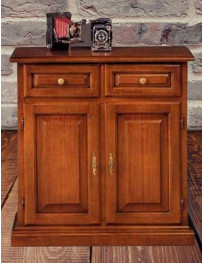 CREDENZINA  2 PORTE 2 CASSETTI VERNICIATE