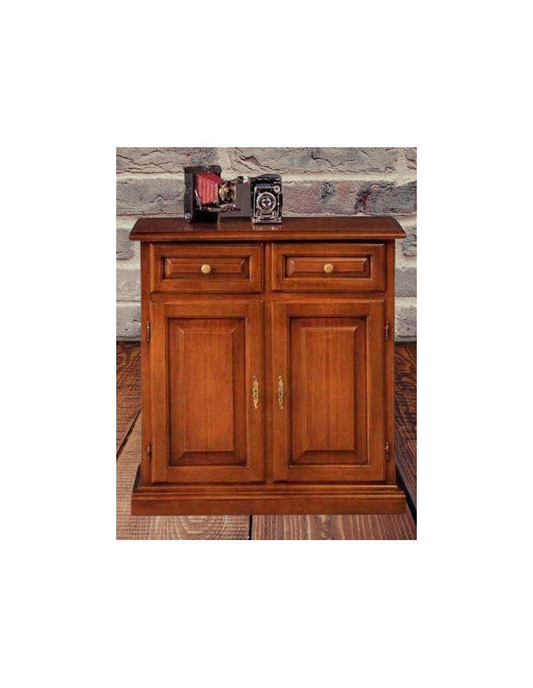 CREDENZINA  2 PORTE 2 CASSETTI VERNICIATE