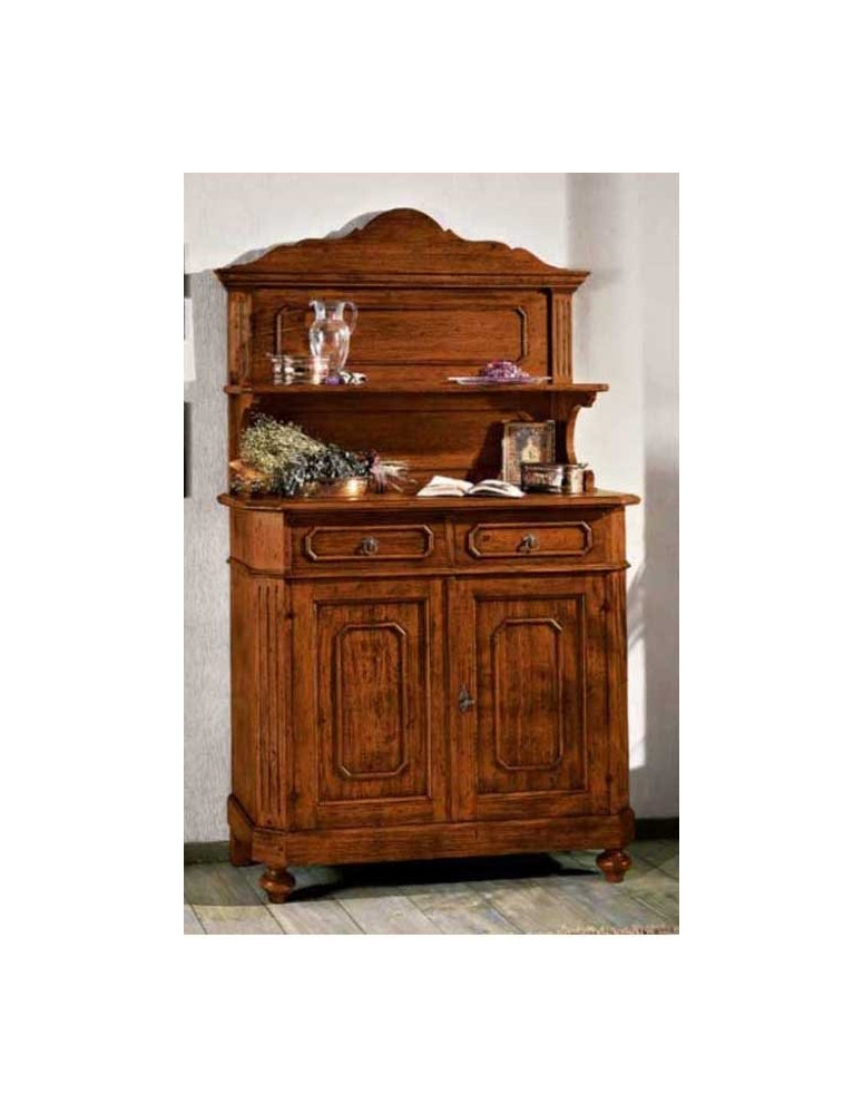 CREDENZINA E PIATTAIA VERNICIATA 2 PORTE 2 CASSETTI