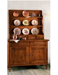 CREDENZINA E PIATTAIA VERNICIATA 2 PORTE 2 CASSETTI