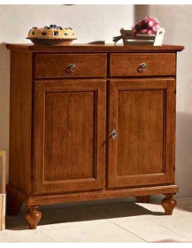 CREDENZINA VERNICIATA 2 PORTE 2 CASSETTI