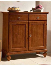 CREDENZINA VERNICIATA 2 PORTE 2 CASSETTI