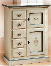 STIPO 2 PORTE 5 CASSETTI