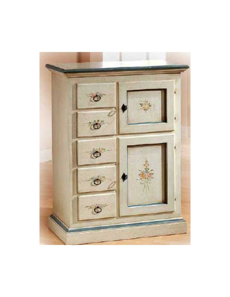 STIPO 2 PORTE 5 CASSETTI