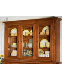 VETRINA ALZATA 3 PORTE MASSICCIA