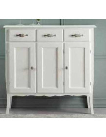 CREDENZINA. 3 PORTE 3  CASSETTI LACCATA