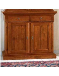 CREDENZINA. 2 PORTE 2 CASSETTI MASSICCIA