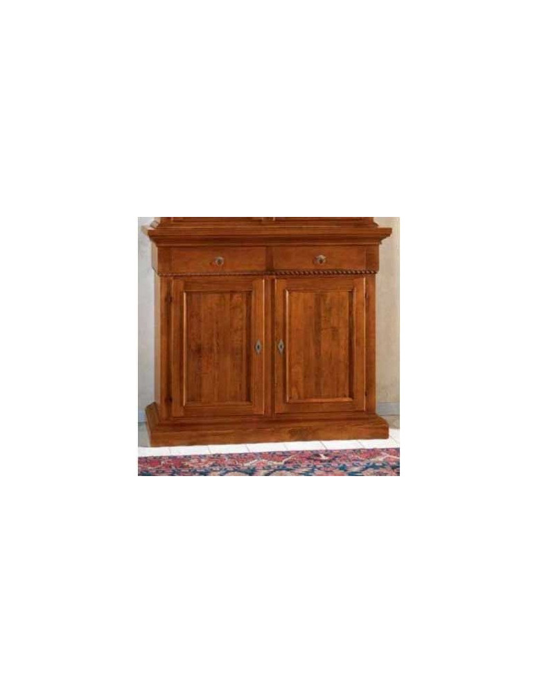 CREDENZINA. 2 PORTE 2 CASSETTI MASSICCIA