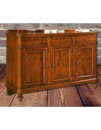 CREDENZINA. 3 PORTE 3 CASSETTI MASSICCIA