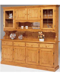 CRISTALLIERA 4  ANTE E 4 CASSETTI