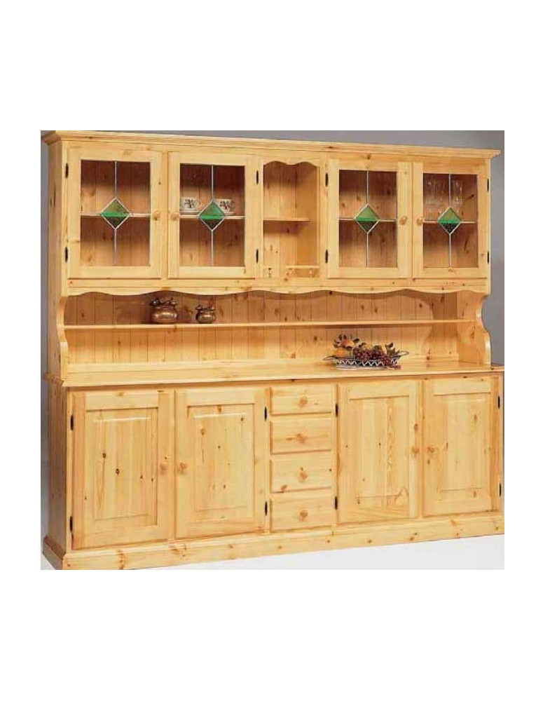 CRISTALLIERA 4  ANTE 4  CASSETTI E BASE 4 ANTE 4  CASSETTI CENTRALI