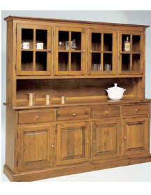 CRISTALLIERA 4 ANTE 4  CASSETTI