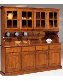 CRISTALLIERA 4 ANTE 4 CASSETTI