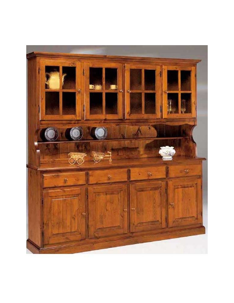 CRISTALLIERA 4 ANTE 4 CASSETTI