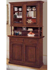 CRISTALLIERA 2 ANTE PANNELLO 2 ANTE A VETRO 2 CASSETTI