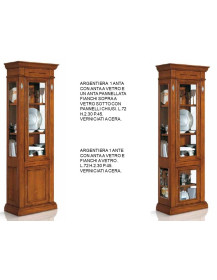 ARGENTIERA  1 ANTA CON ANTA A VETRO