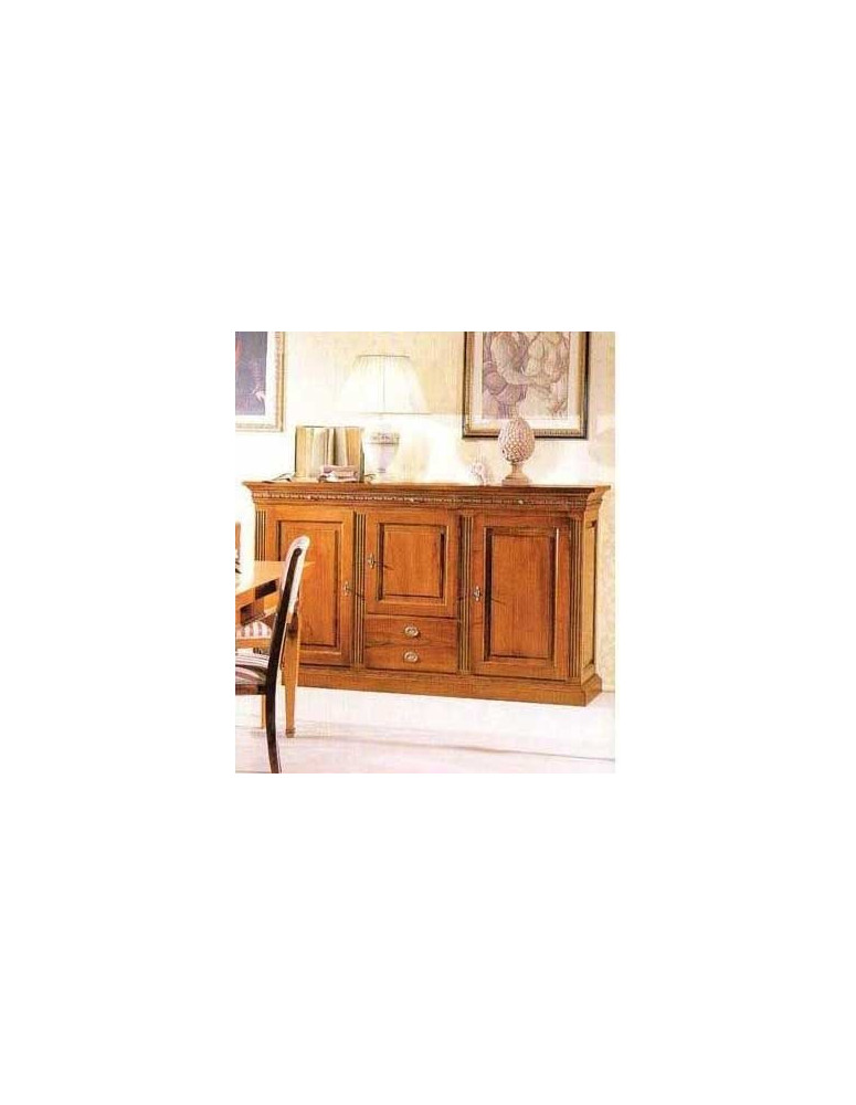 CREDENZA 3 PORTE IN NOCE NAZIONALE