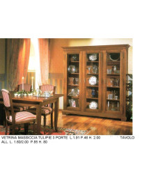 CRISTALLIERA 3 PORTE MASSICCIA