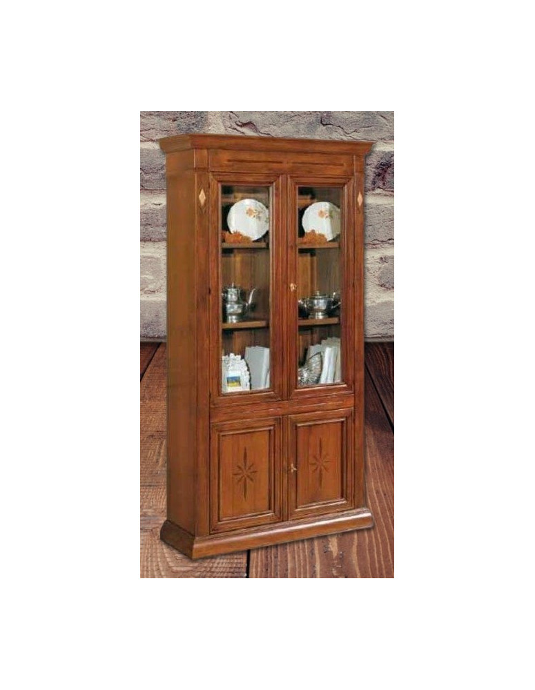 ARGENTIERA  2 VANI CON FIANCHI CHIUSI PANNELLI IN INTARSIATI