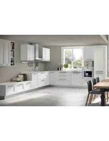 CUCINA ANGOLARE ANTE DECAPE NEVE