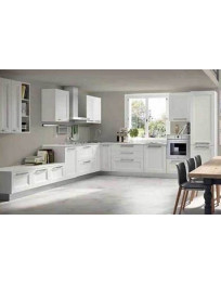 CUCINA ANGOLARE ANTE DECAPE NEVE