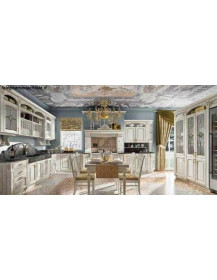 CUCINA ANGOLARE BIANCO ORO DECAPE