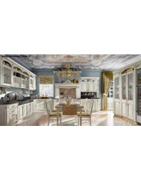 CUCINA ANGOLARE BIANCO ORO DECAPE