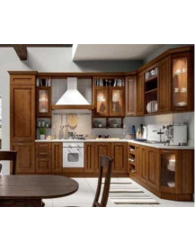 CUCINA ANTA IN CASTAGNO MASSICCIO ANGOLARE