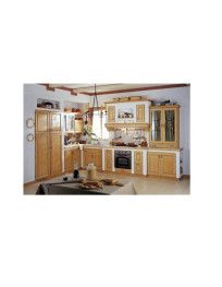 CUCINA IN MURATURA SU MISURA IN ROVERE