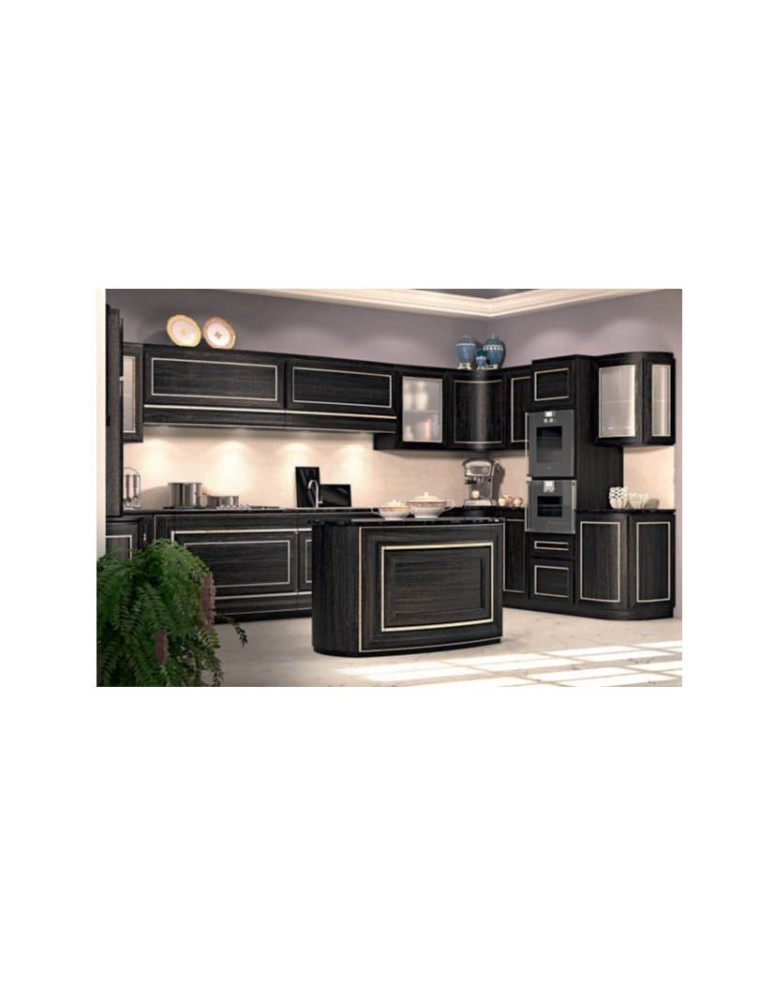 CUCINA AD ANGOLO CON BASE  E CAPPA SAGOMATA