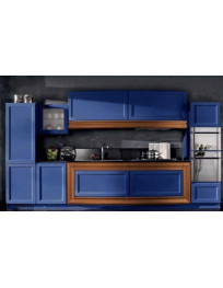 COMPOSIZIONE CUCINA  LINEARE CON BASE E CAPPA SAGOMATE