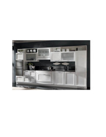 CUCINA  LINEARE CON 1 BASE SAGOMATE